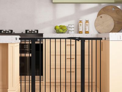 New 29.7"-46" Baby Gate for Stairs, Auto Close Dog Gate