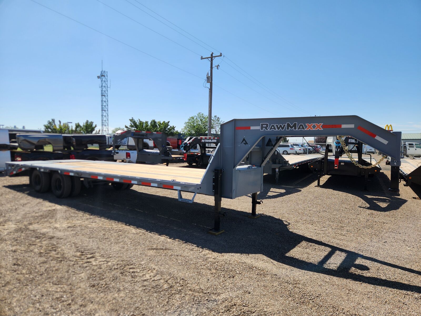Raw Maxx FDX 102'x28' Tandem Dual Flatbed, 5' Dove w/Maxx