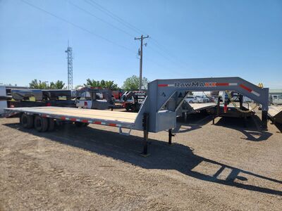 Raw Maxx FDX 102'x28' Tandem Dual Flatbed, 5' Dove w/Maxx