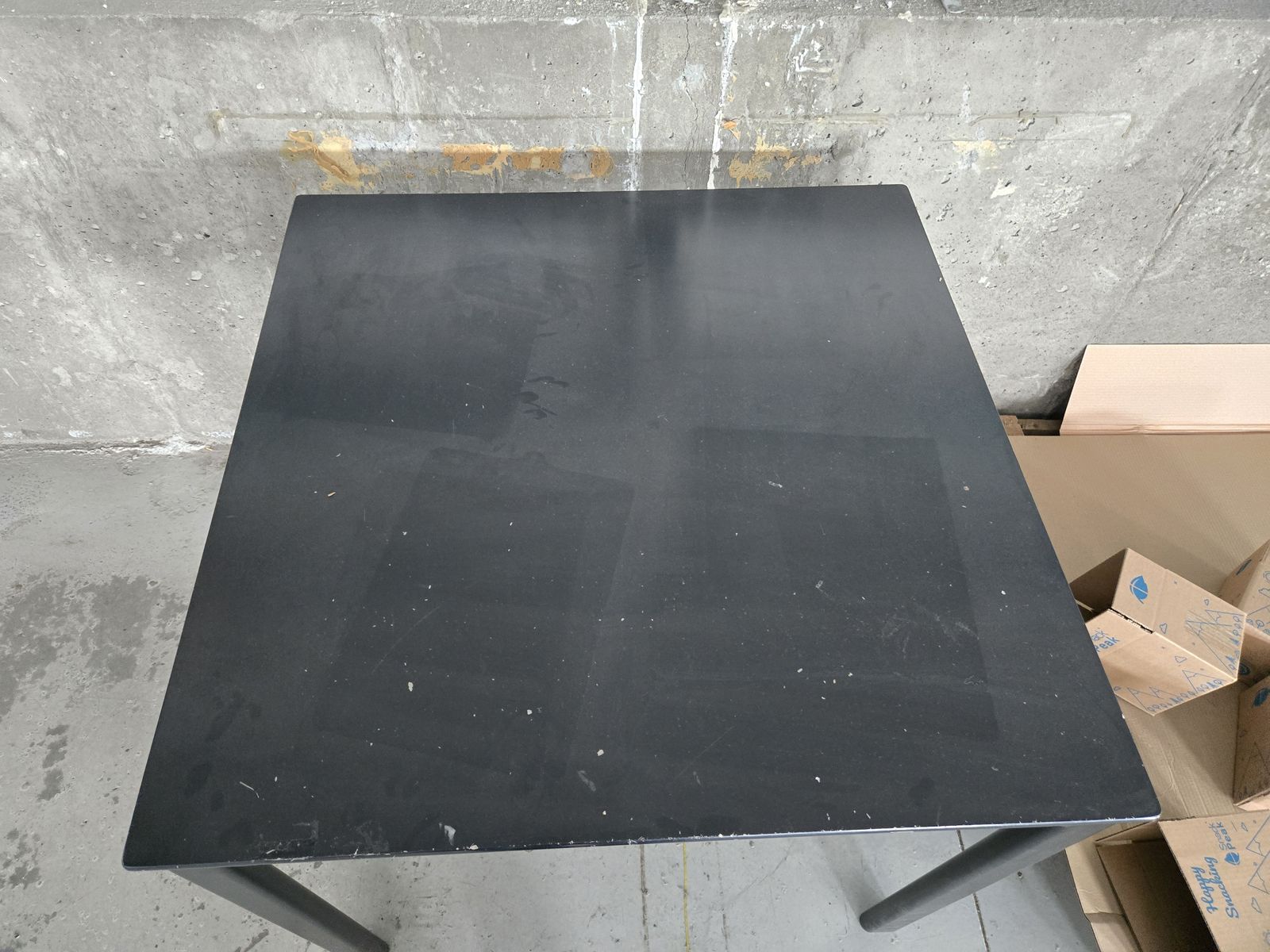 Black Metal Table