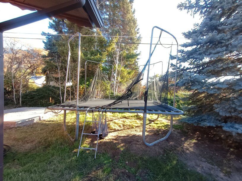 13 foot square Skywalker trampoline