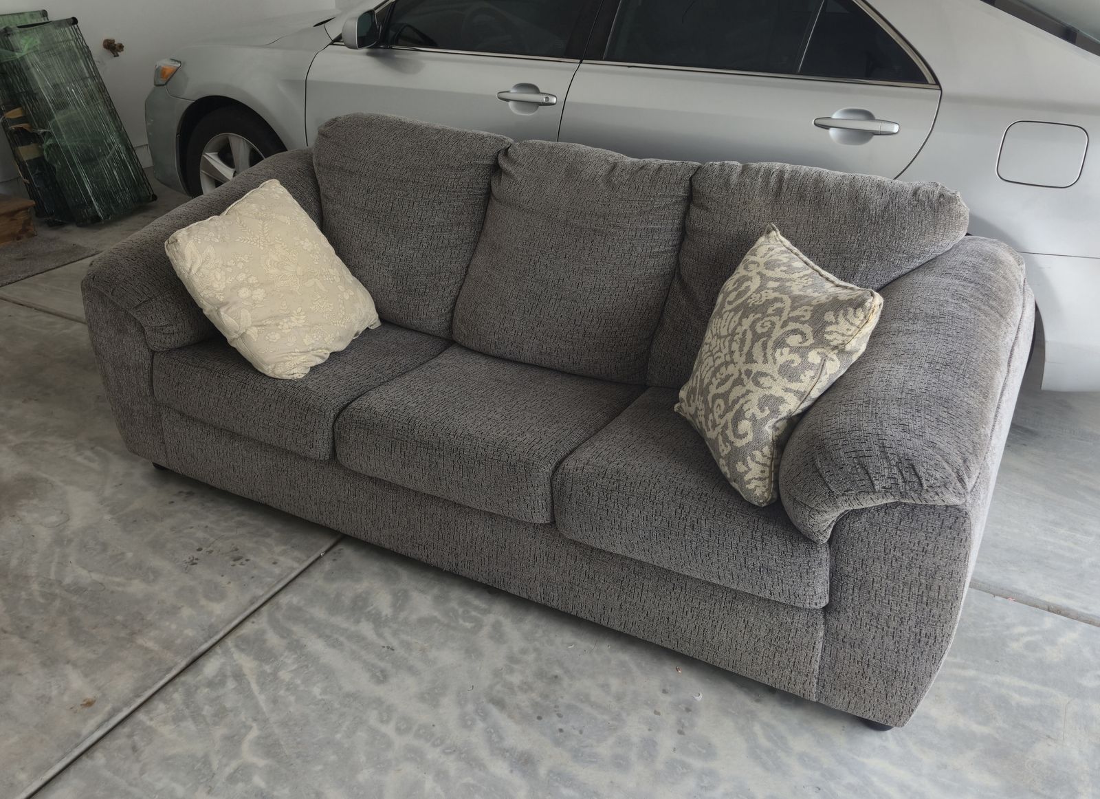 3-Cushion Sofa Couch and Loveseat Set