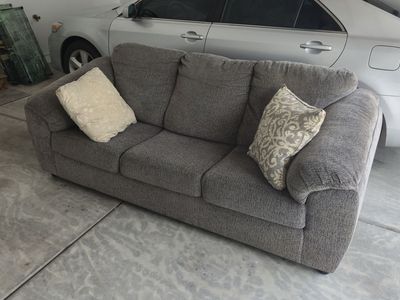 3-Cushion Sofa Couch and Loveseat Set