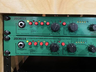 JoeMeek VC6Q British Channel 5-Stage Mic Pre Optical Compressor MEQ Equalizer