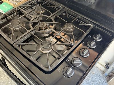 Kenmore elite gas range dual oven