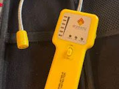 Unbranded Portable Combustible Gas Leak Detector - Yellow, with Carrying Case