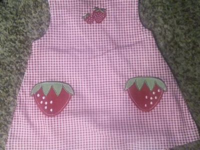 STRAWBERRY SUNSUIT...12 MOS.