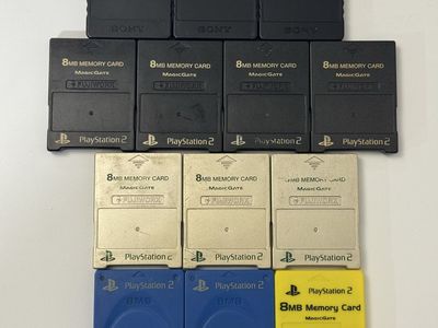 Memory Card 8Mb Ps2 / Playstation 2 / $10 Each