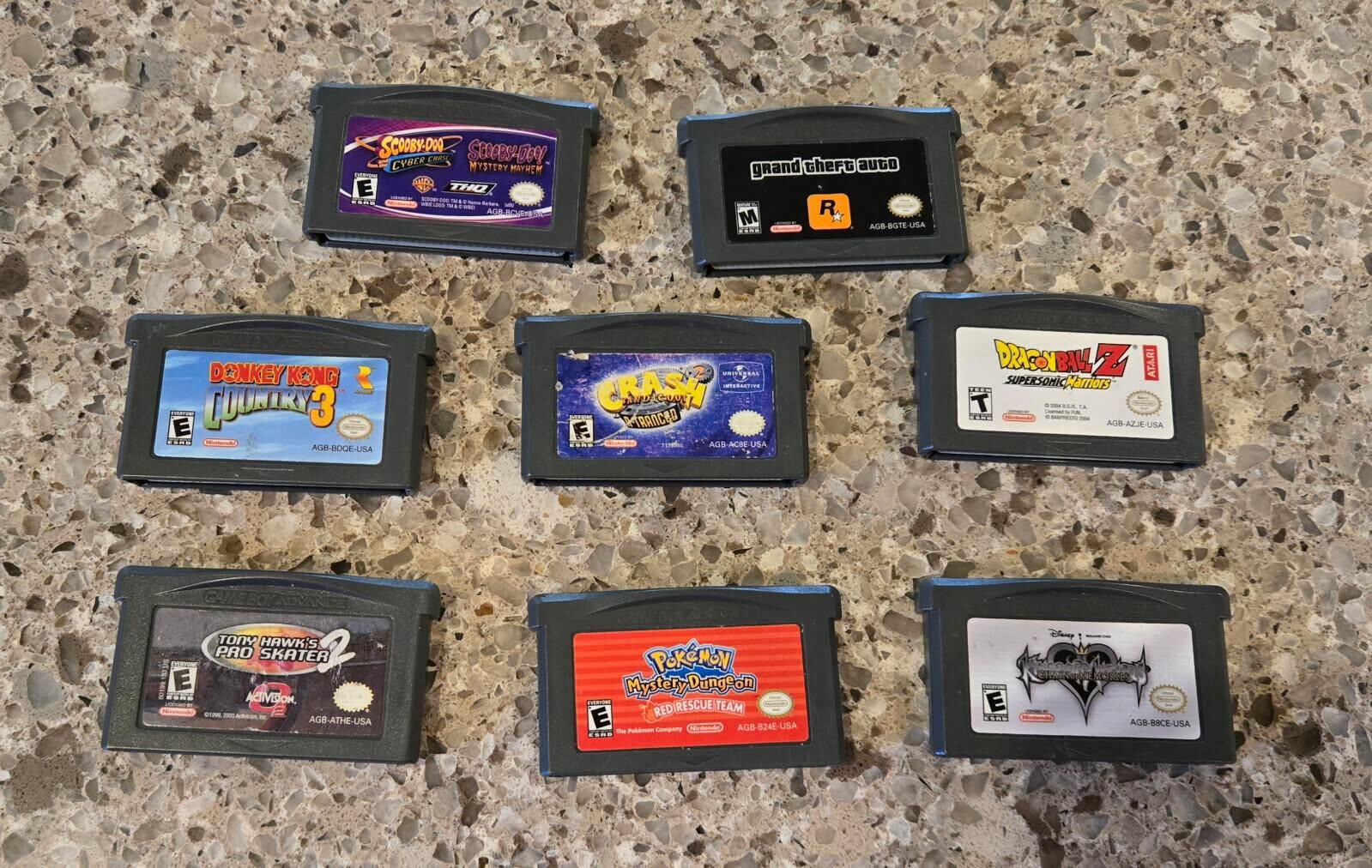 Nintendo gameboy advance game bundle including PokeMon Mystery Red Rescue! Trades considered!