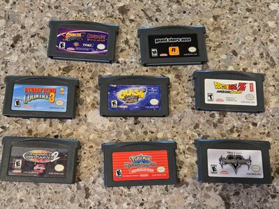 Nintendo gameboy advance game bundle including PokeMon Mystery Red Rescue! Trades considered!