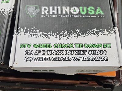 RHINOUSA UTV Wheel Chock Tie-Down Kit