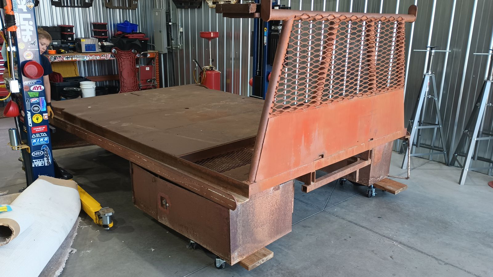 Flatbed for full size dually truck 11' long flat bed