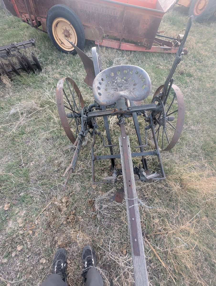 Antique John Deere plow
