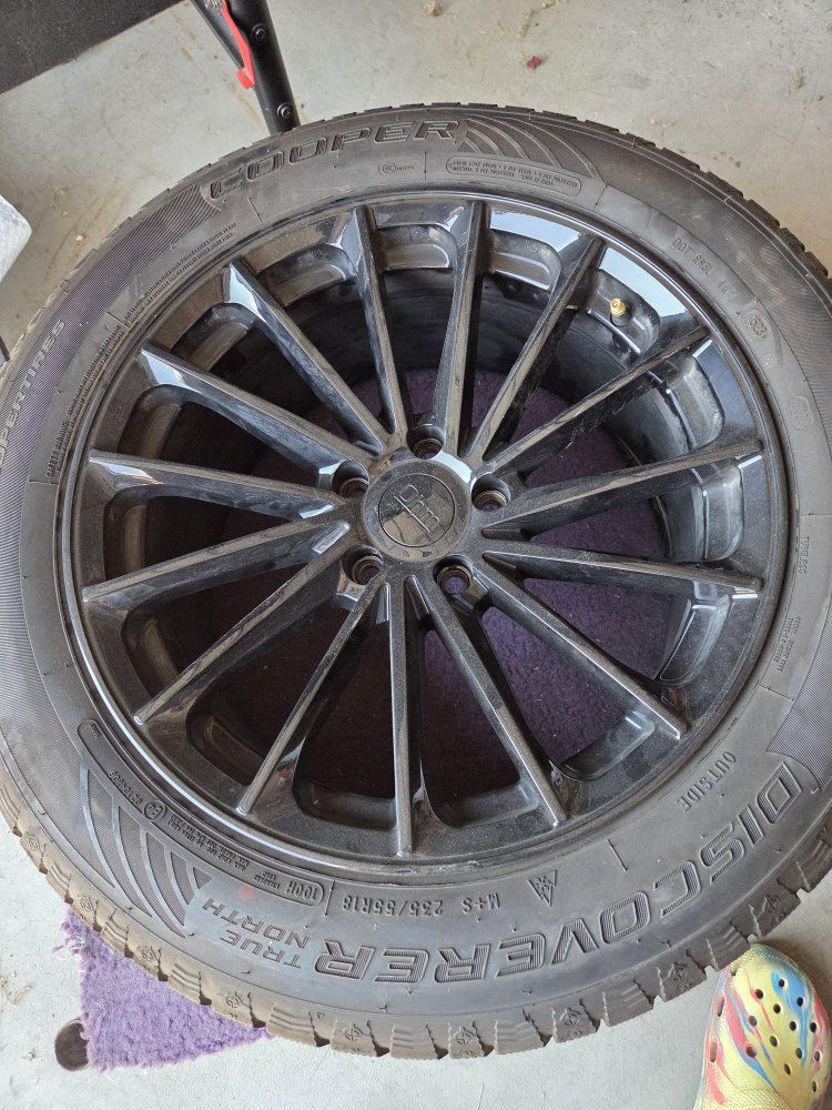 snow tires and wheels 235 55 18
