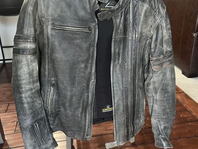 Scorpion motorcycle leather jacket $200