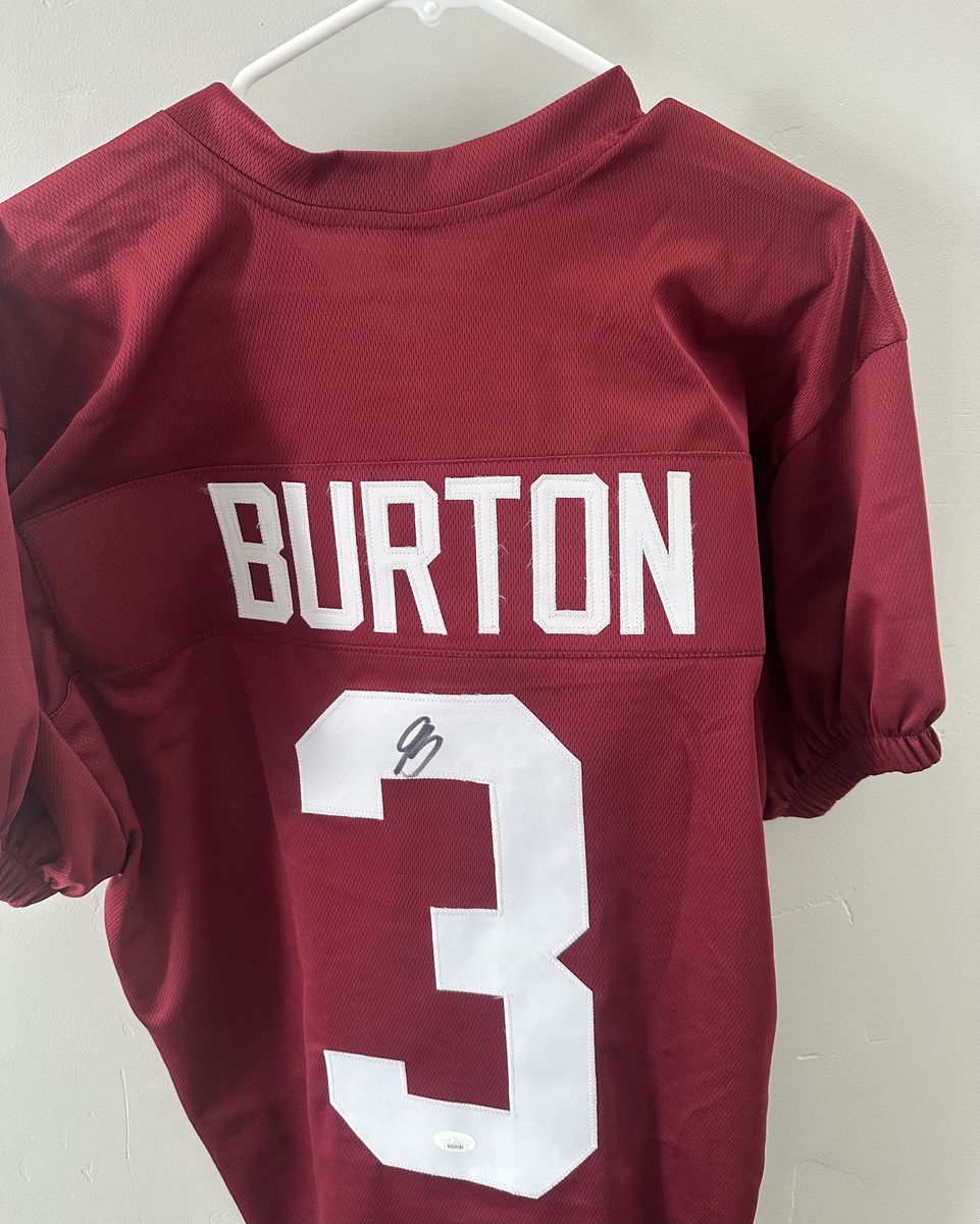 Jermaine Burton Signed Alabama Crimson Tide Jersey – Authenticated