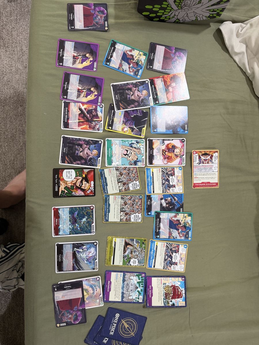 500 one piece cards
