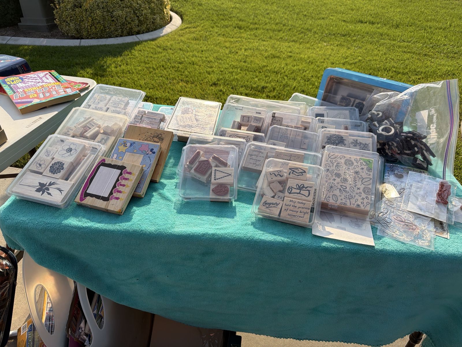 Large Lot of Rubber Stamps - Various Designs for Crafting, Scrapbooking, & Card Making