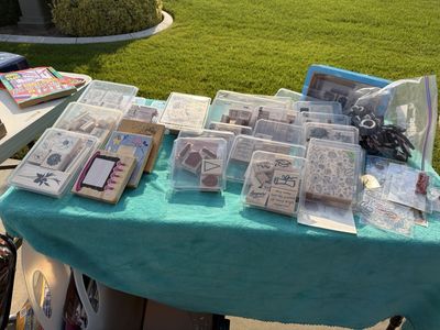 Large Lot of Rubber Stamps - Various Designs for Crafting, Scrapbooking, & Card Making