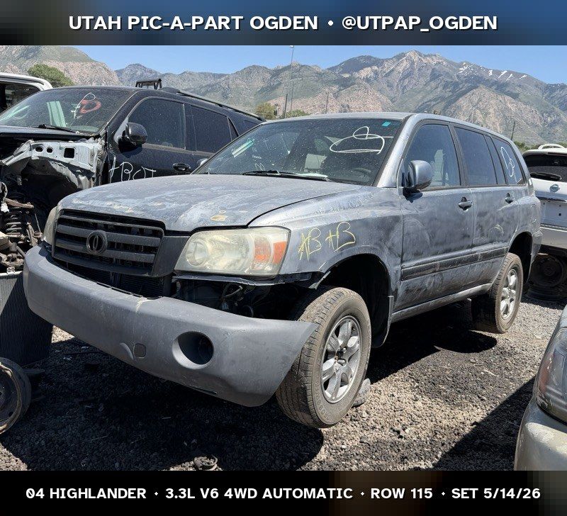 2004 Toyota Highlander Parts - UTPAP Ogden