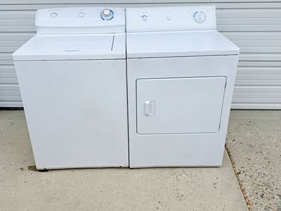 Washer And Electric Dryer
