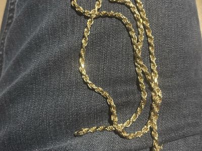 14K Plated Gold .925 Italy Sterling Silver, SolId