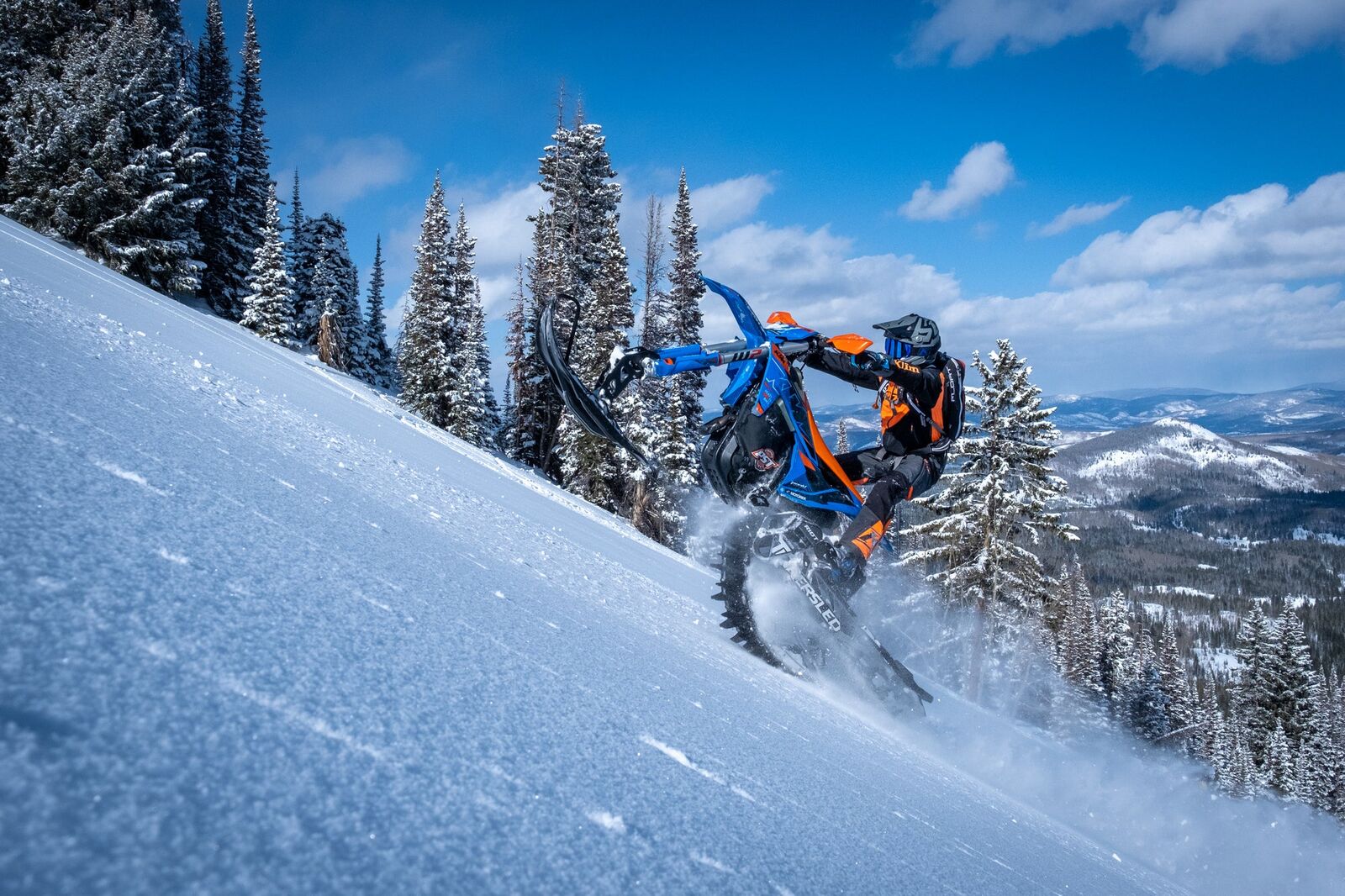 Snowbike Sidehill Moto Fall-Line Footpegs (wheelie pegs)