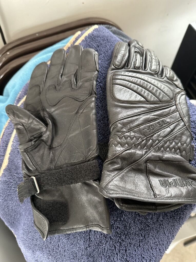 Mens Leather Riding gloves