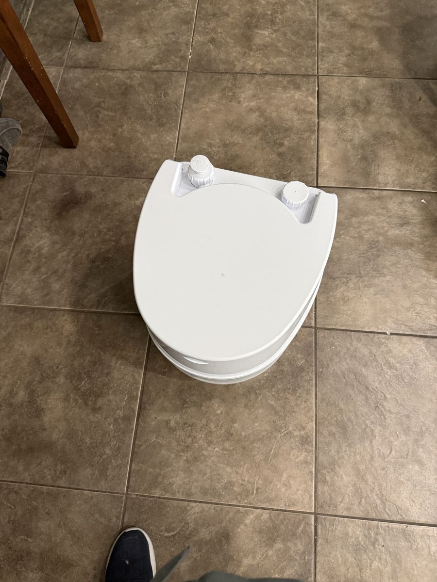 Portable toilet for camping