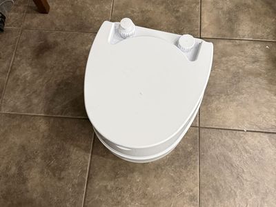 Portable toilet for camping