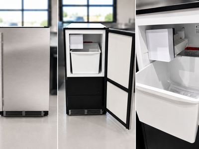 U-Line 15" Stainless Steel Crescent Ice Maker – UHCR115-SS01B