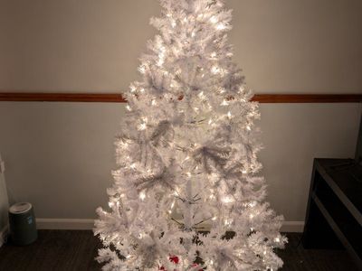 Christmas tree with lights