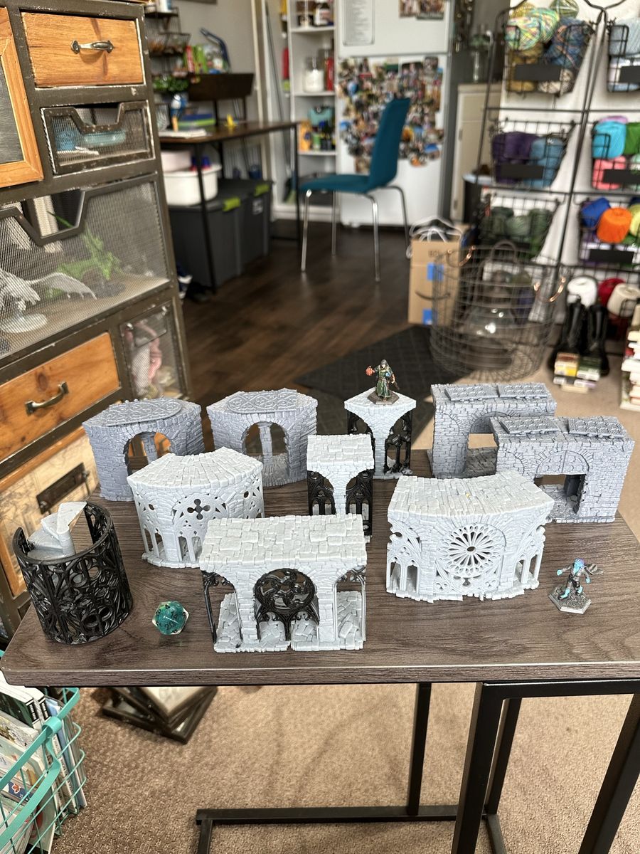 D&D Miniatures Castle Doors and Walls