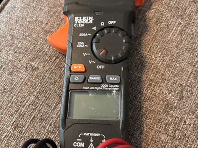 Klein Tools Cl120 Clamp Meter With Leads