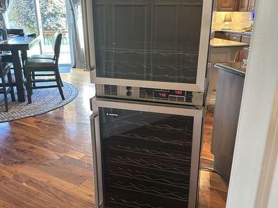 Marvel Dual-Zone Stainless Steel Wine Refrigerator Cooler