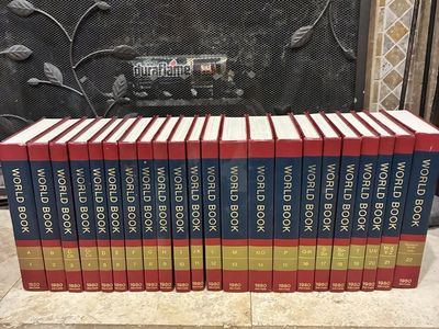 Complete 1980 World Book Encyclopedia Set Volumes 1-22