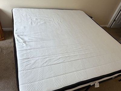 King mattress and frame