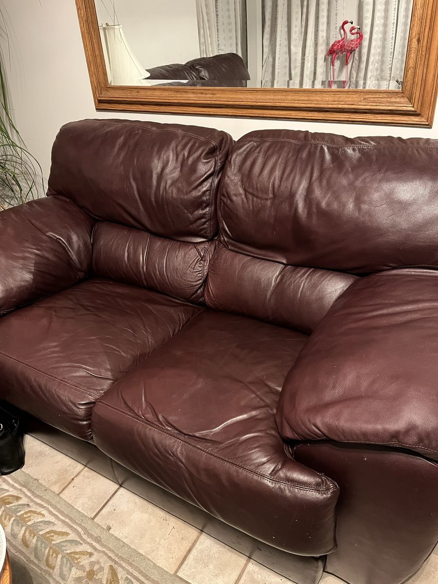 Leather Loveseats (2) Free