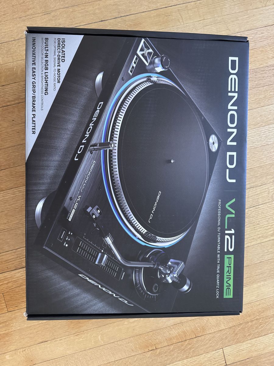 DENON DJ VL12 PRIME Turntable Record Player NEW