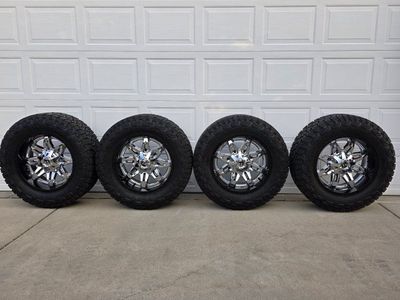 Fuel Wheels & Toyo Open Country R/T Trail Tires 35x12.50R20LT Used