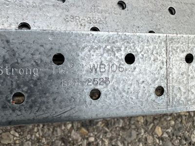 Simpson Strong Tie WB106 Wall Bracing Qty 10