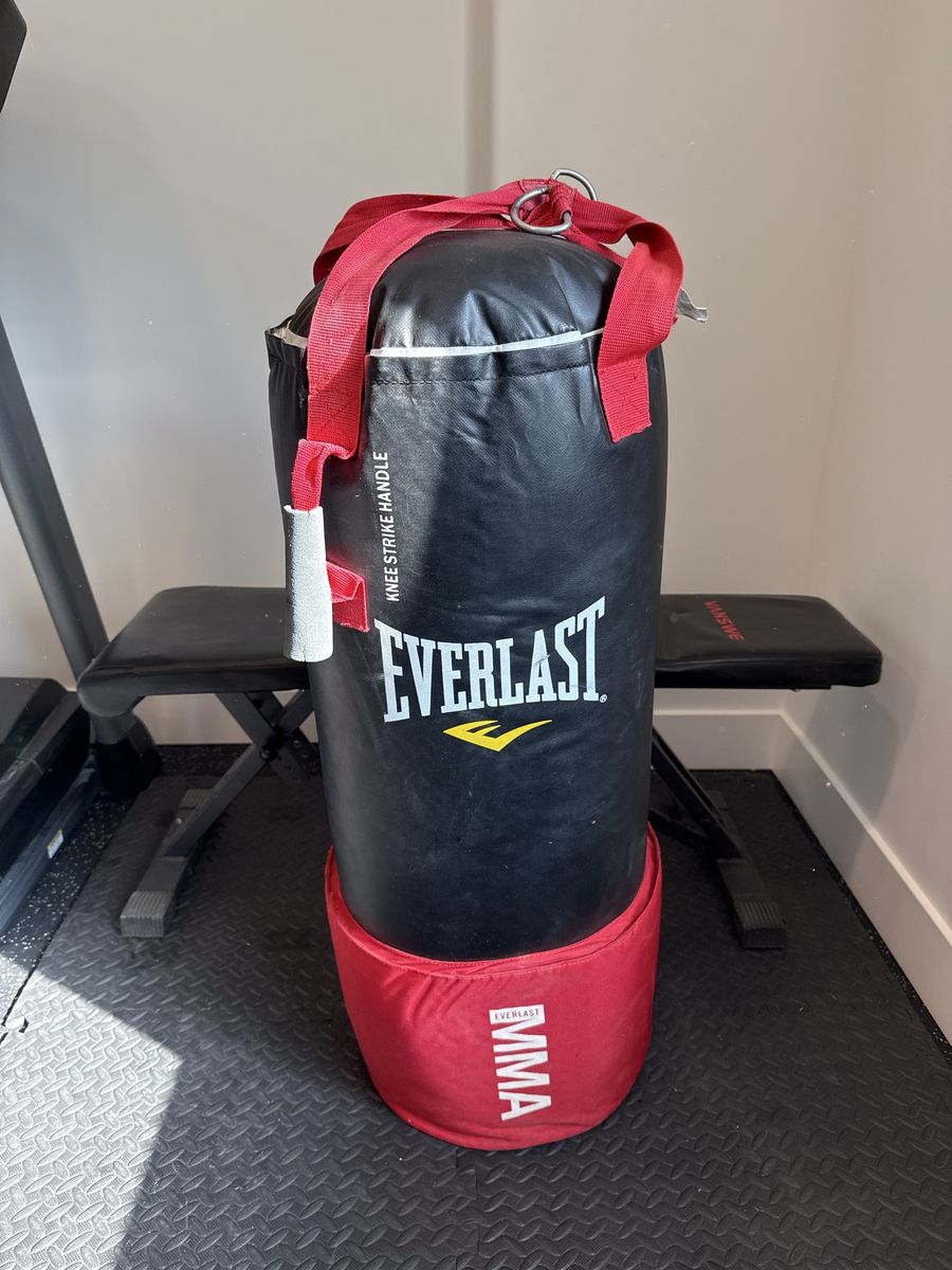 Everlast MMA Heavy Punching Bag with Knee Strike Handles