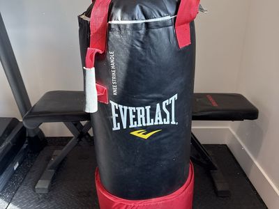 Everlast MMA Heavy Punching Bag with Knee Strike Handles