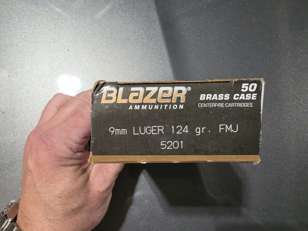 Blazer 9mm ammo