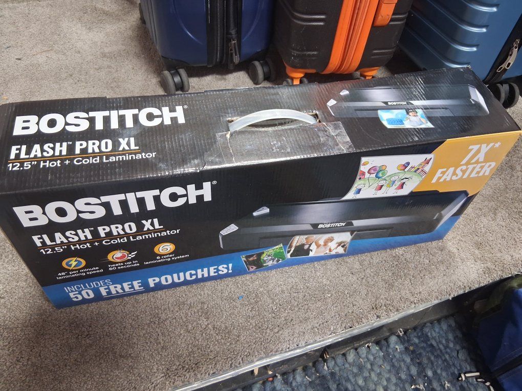 Bostitch Flash Pro XL Cold & Hot Laminating Machine New!