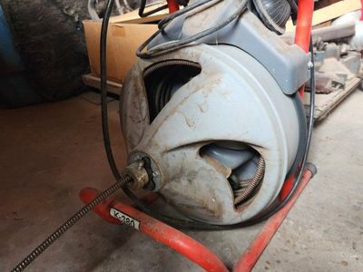 RIDGID K-380 Drum Machine Drain Cleaner K-380, Model 58452, Heavy Duty for 1 1/2" to 3" Lines