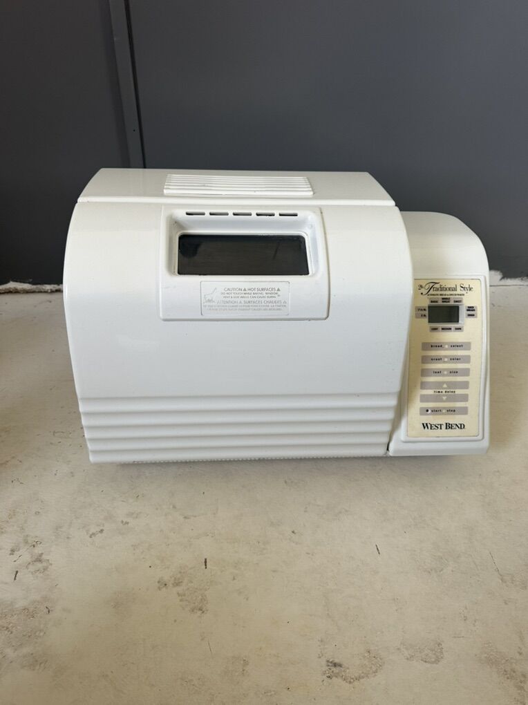 West Bend automatic Bread Maker