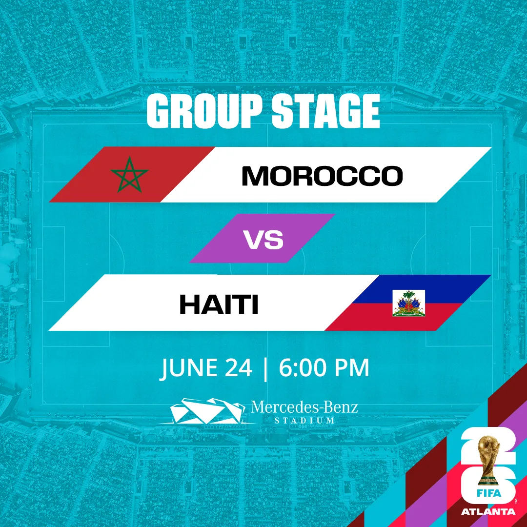 4 World Cup Tickets: Morocco vs Haiti -Match 50 - Category 1