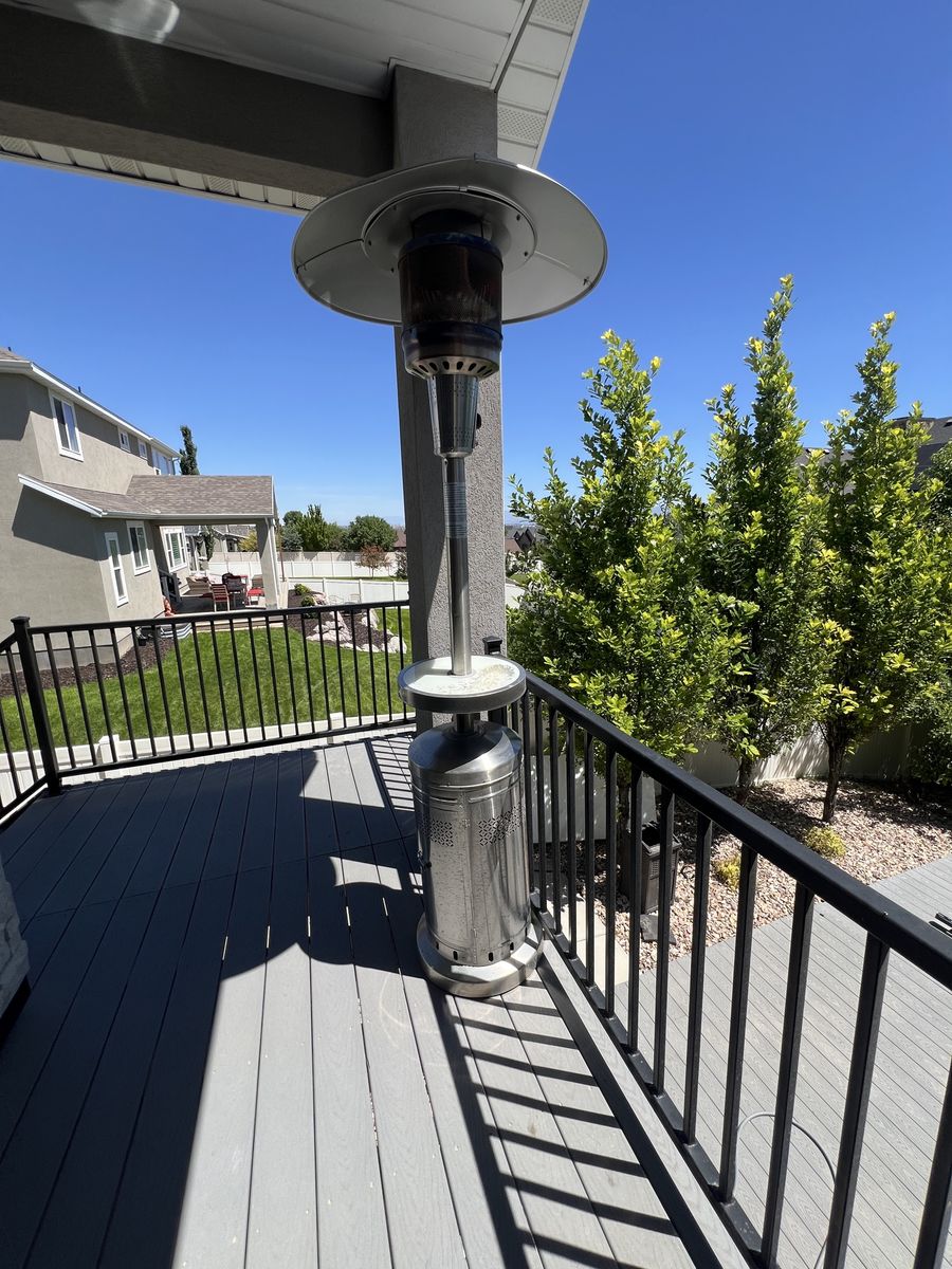 Gas patio heater