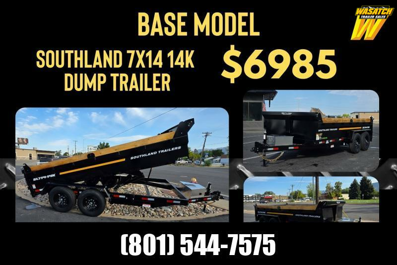 2026 Southland Trailers 7X14 14K BASE MODEL Dump Trailer